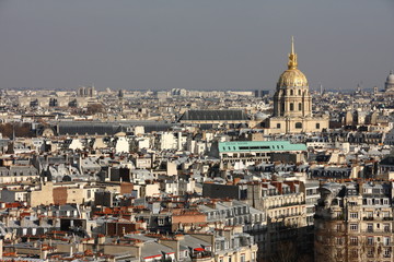 Fototapeta na wymiar Dome of Invalid palace, Paris