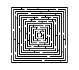 Vector illustration of labyrinth