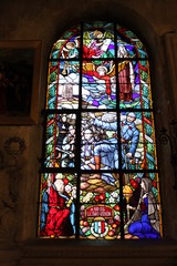 Vitrail de l'église Sainte Marguerite à Paris