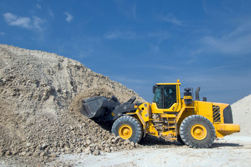 Obraz premium Industrial tractor