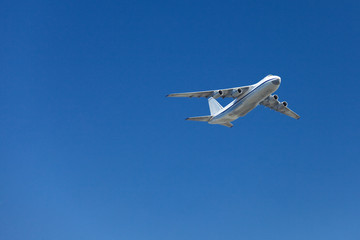 Airplane in the skies