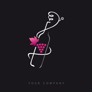 logo entreprise, vin