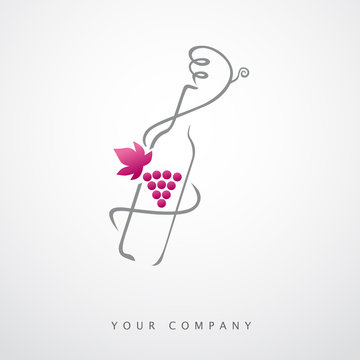 logo entreprise, vin
