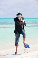 Frogman in Paradise