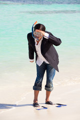 Frogman in Paradise