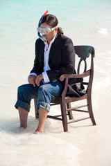 Frogman in Paradise