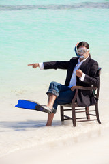 Frogman in Paradise