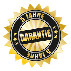 5 Jahre Garantie