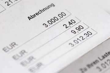 Wertpapierabrechnung