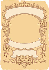 antique frame border