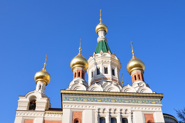 Fototapeta na wymiar orthodoxe Kirche Wien