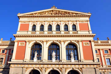 Fototapeta na wymiar Musikverein w Wiedniu