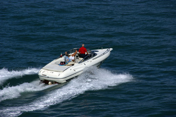 Fototapeta premium motorboot 3
