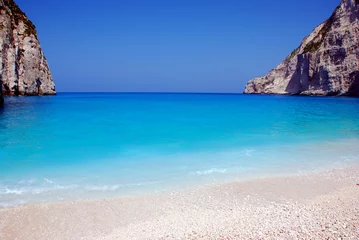 Foto op Plexiglas Navagio Beach, Zakynthos, Griekenland Navagio Bay on Zakynthos Island