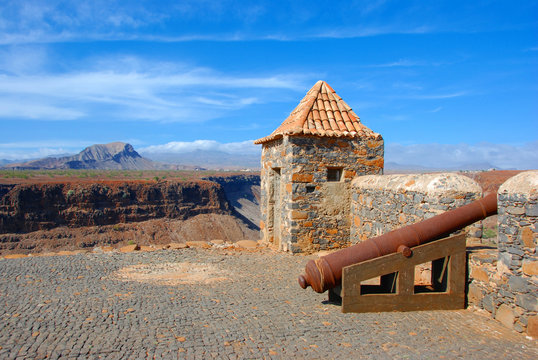 Cidade Velha, fortress Sao Felipe, Sao Tiago Island, Cape Verde
