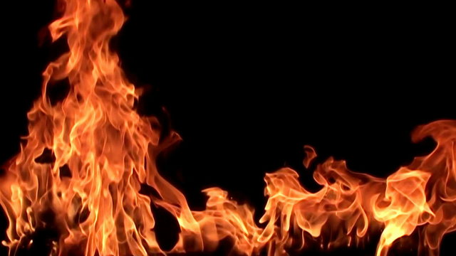 Fire flames. High Speed HD Camera / 1920x1080