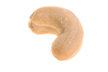 cashew nuts on a white background