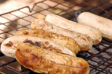 Grilled banana