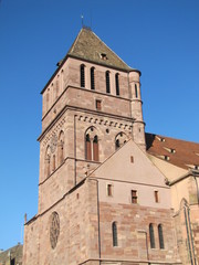 Fototapeta na wymiar Kościół St Thomas w Strasburgu (Alzacja, Francja)