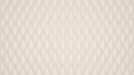 Foto op Canvas Beige Luxe knooplederen patroon © Arsgera