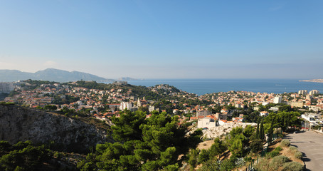 Fototapeta na wymiar Overview of Marseille