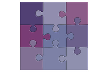 puzzle mauve