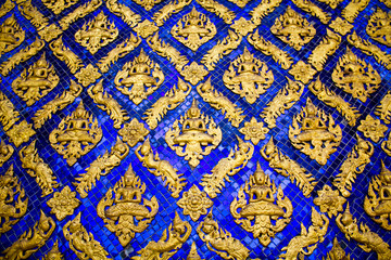 Thai painting the figure of deva