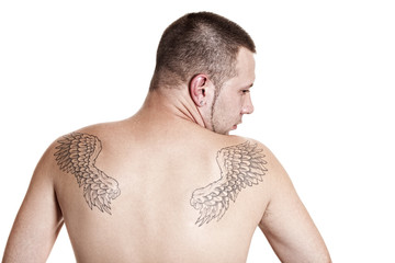 Man with tattoos