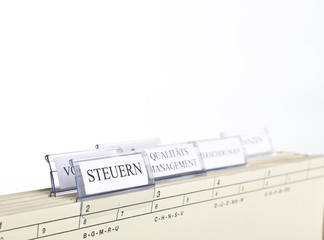 hanging files / Hängeregister