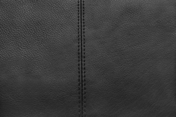 Black leather