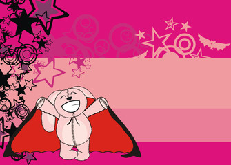 bunny cartoon background halloween1
