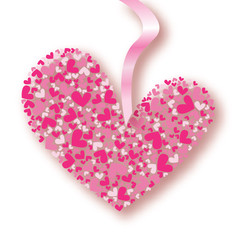 beautifull valentine's vector card