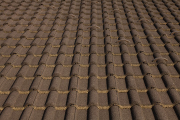 Background tile roof