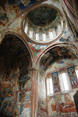 Fototapeta na wymiar Georgian orthodox monastery interior