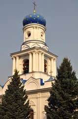 A Russian Orthodox cathedral in Ukraine