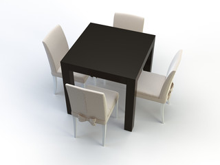 chairs and table