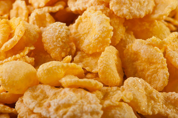 Goldish corn flakes