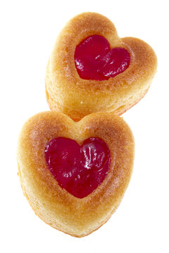 Cakes in form heart