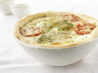 Quiche artichoke