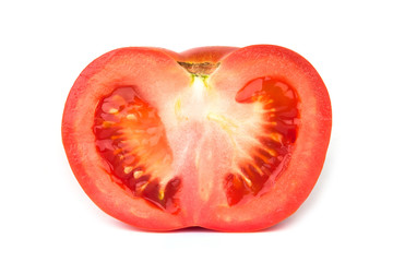 tomato on a white background