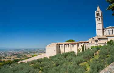 Fototapeta na wymiar View of Assisi. Umbria.