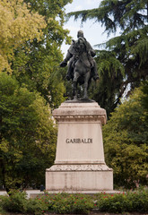 Obraz premium Monument to Giuseppe Garibaldi