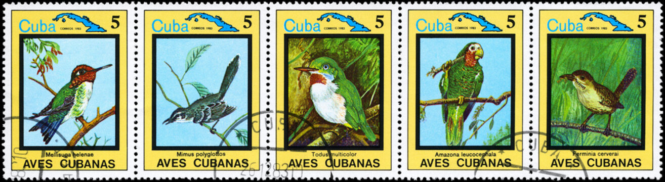 CUBA - CIRCA 1983 Cuban Birds