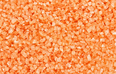Orange dead sea salt texture background