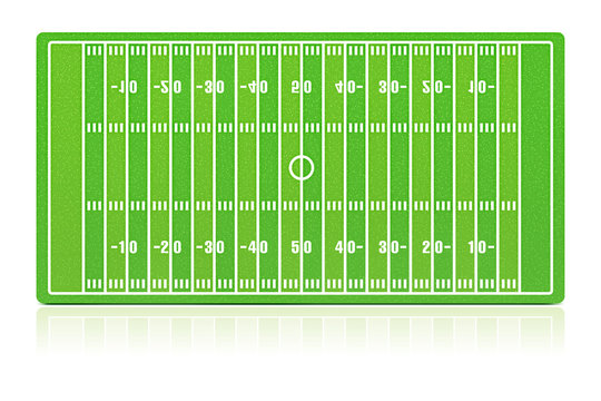 American football field with grass (noise) texture.