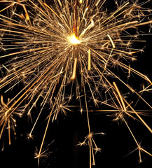 fireworks in detail