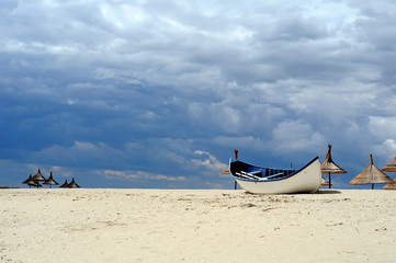 boat on the beach