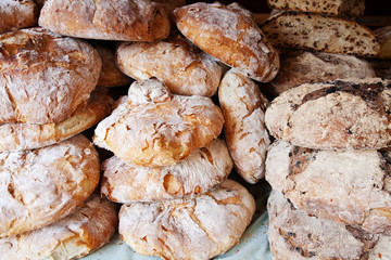 Hogazas de pan de salvado