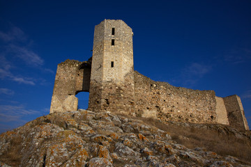 Fototapeta na wymiar Enisala - stary średniowiecznej fortyfikacji militar (Rumunia)