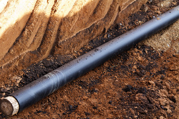 Pipe  trench  plastic  polymer